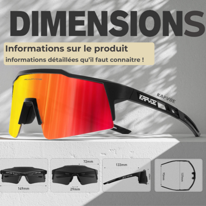 Lunettes de soleil verres polarisés