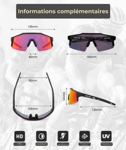 Lunettes de soleil verres polarisés