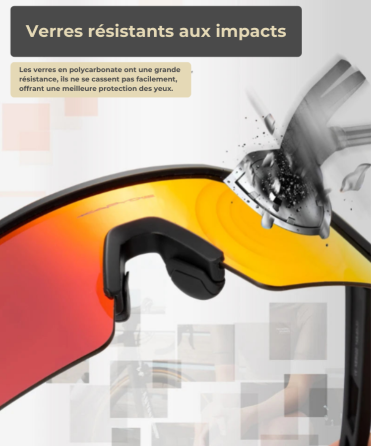 Lunettes de soleil verres polarisés